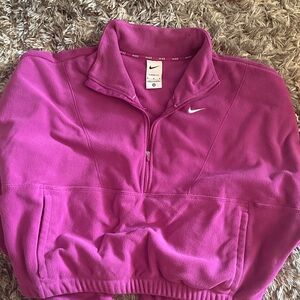 Nike Fuchsia Half-Zip Pullover
